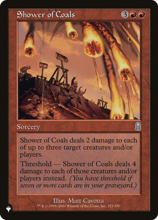 Shower of Coals