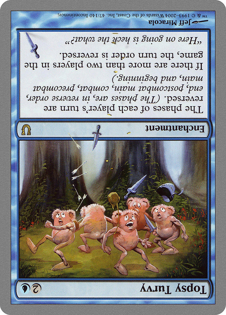 Topsy Turvy - Foil