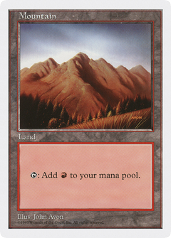 Mountain (Orange Foreground)