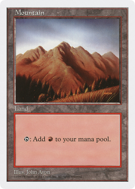 Mountain (Orange Foreground)