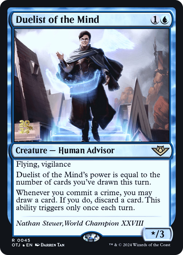 Duelist of the Mind (0045) (Prerelease) - Foil
