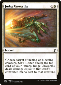 Judge Unworthy - Foil