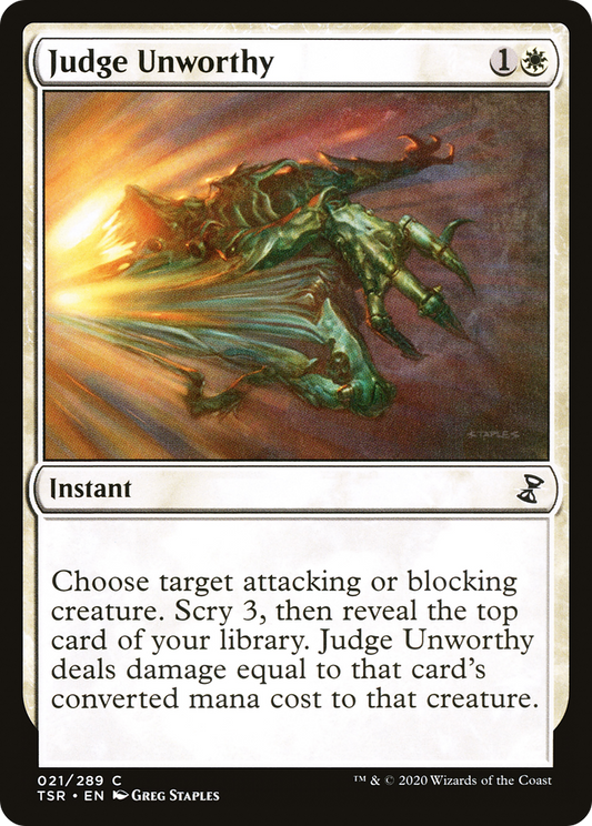 Judge Unworthy - Foil