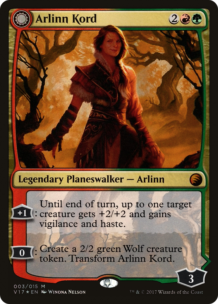 Arlinn Kord // Arlinn, Embraced by the Moon (V17) - Foil