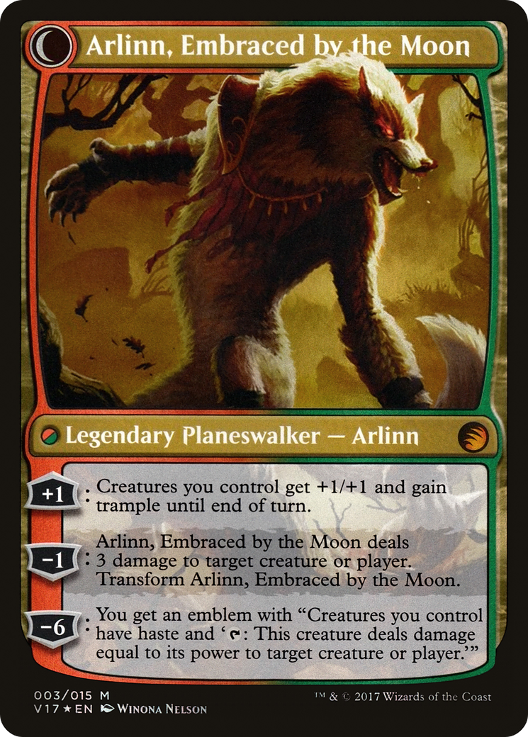 Arlinn Kord // Arlinn, Embraced by the Moon (V17) - Foil