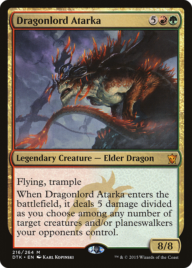 Dragonlord Atarka - Foil
