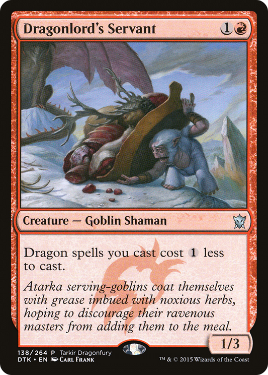 Dragonlord's Servant (138) (Tarkir Dragonfury)