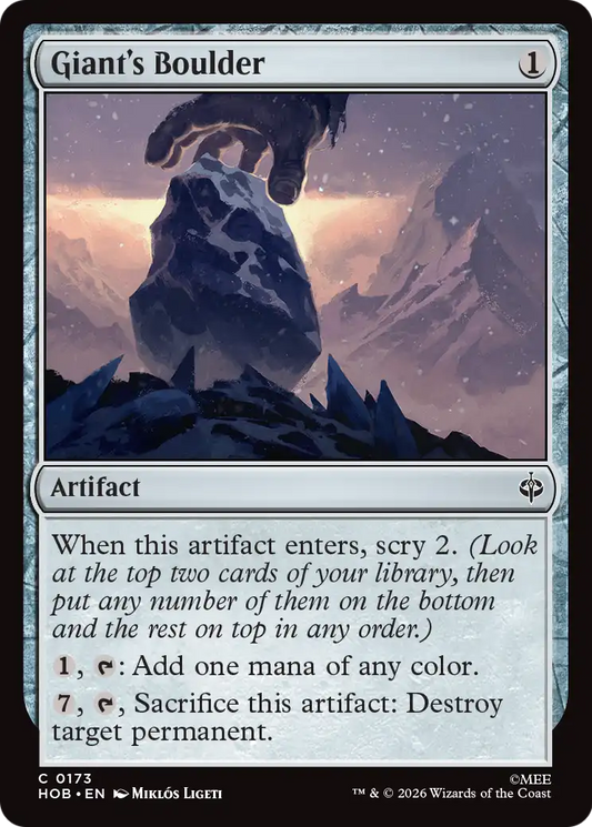 Giant's Boulder (HOB) - Foil