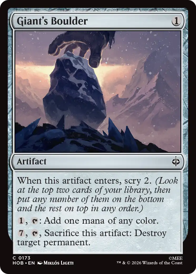 Giant's Boulder (HOB)