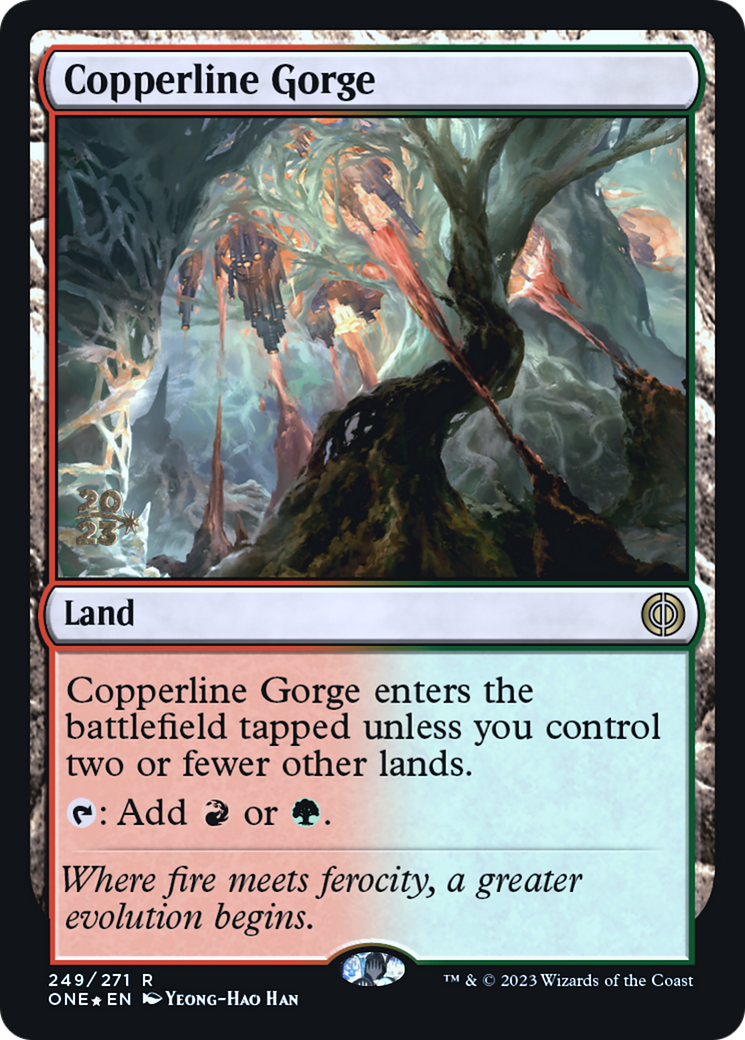 Copperline Gorge (249) (Prerelease) - Foil