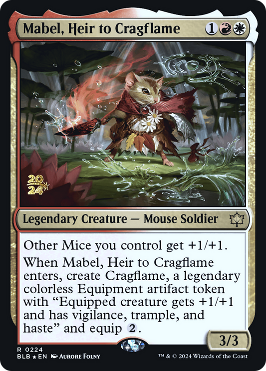 Mabel, Heir to Cragflame (0224) (Prerelease) - Foil