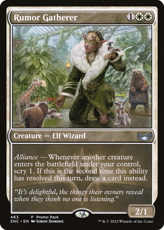 Rumor Gatherer (463) (Promo Pack) - Foil