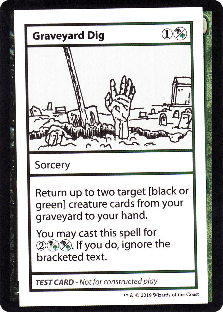 Graveyard Dig (No PW Symbol)