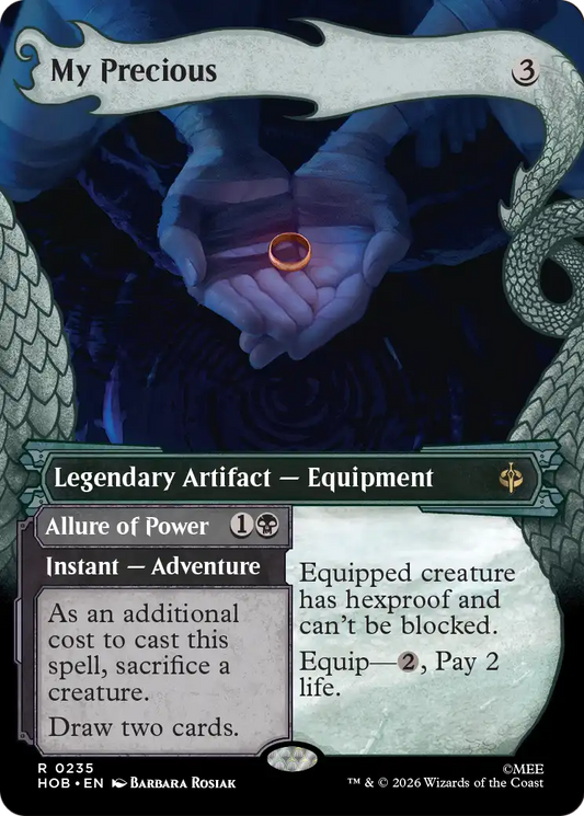 My Precious // Allure of Power (0235) (Borderless) (Dragon Hoard Frame) (HOB)