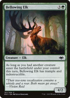 Bellowing Elk - Foil