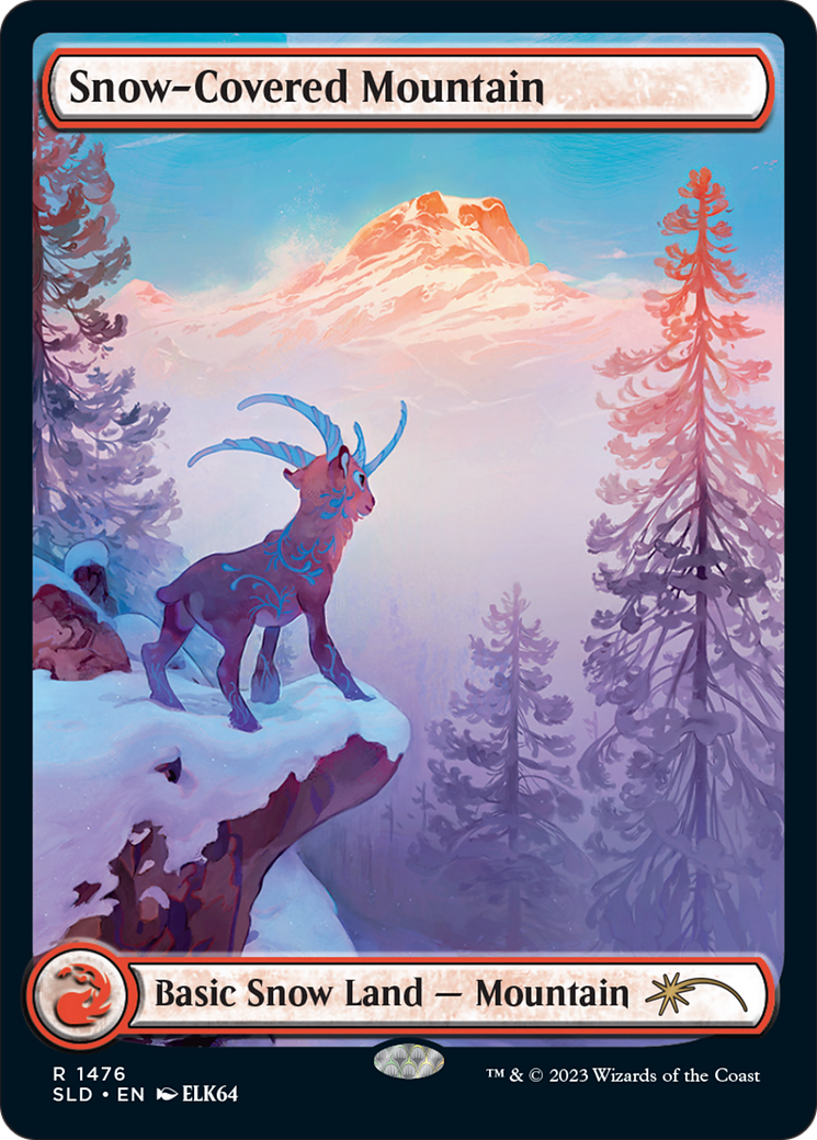 Snow-Covered Mountain (1476) (Textless)