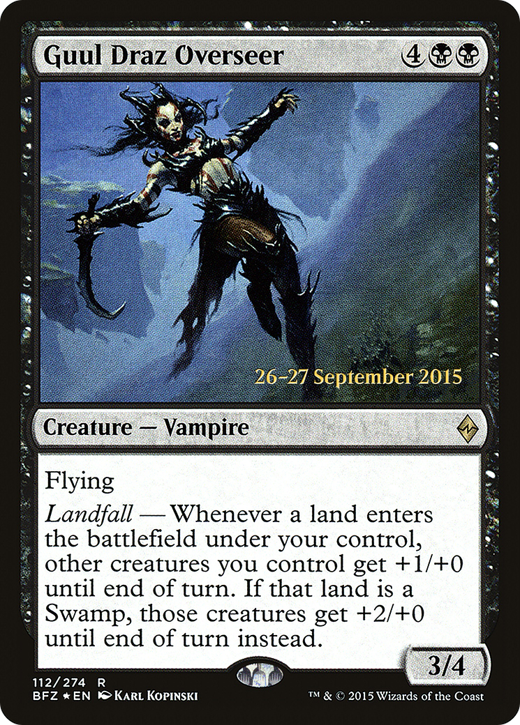 Guul Draz Overseer (112) (Prerelease) - Foil