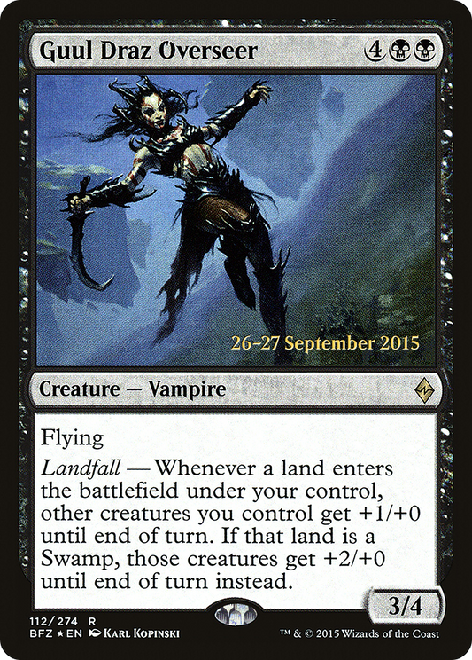 Guul Draz Overseer (112) (Prerelease) - Foil