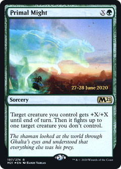 Primal Might (197) (Prerelease) - Foil