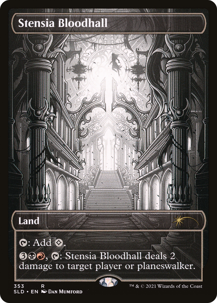 Stensia Bloodhall (353) (Showcase) - Foil