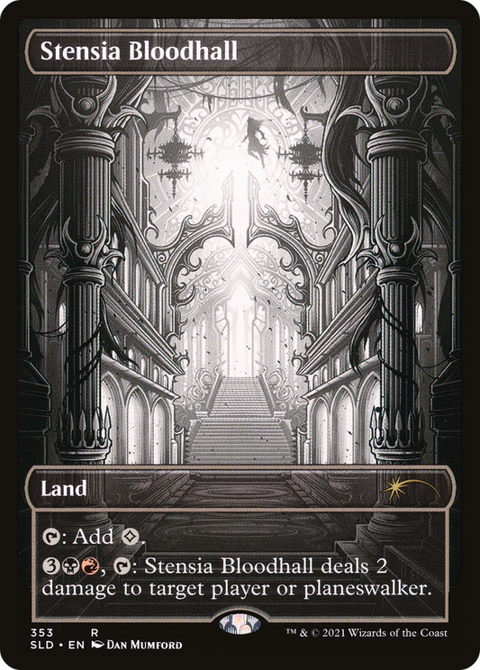 Stensia Bloodhall (353) (Showcase) - Foil