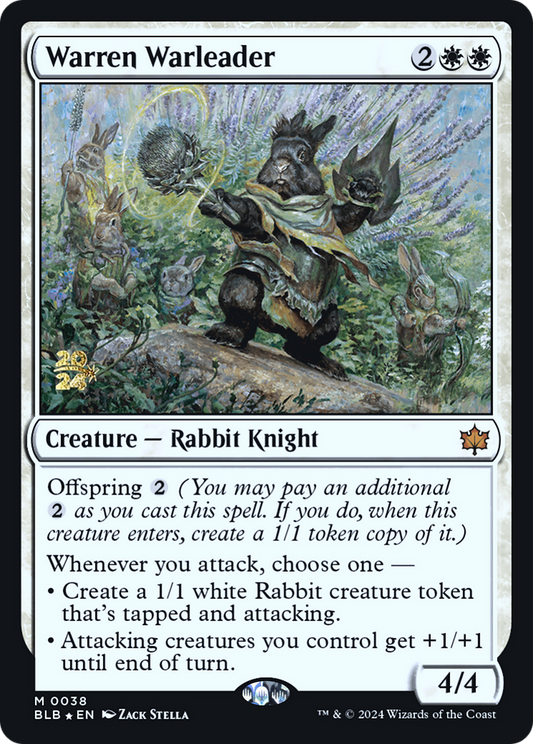 Warren Warleader (0038) (Prerelease) - Foil