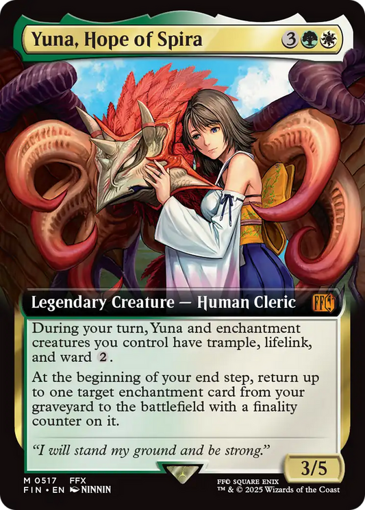 Yuna, Hope of Spira (0517) (Extended Art) - Foil