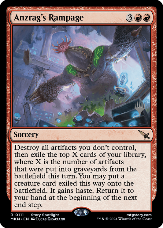 Anzrag's Rampage (0111) (Promo Pack) - Foil
