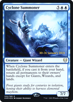 Cyclone Summoner (052) (Prerelease) - Foil