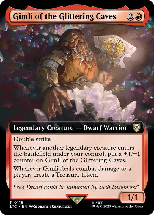 Gimli of the Glittering Caves (0115) (Extended Art)