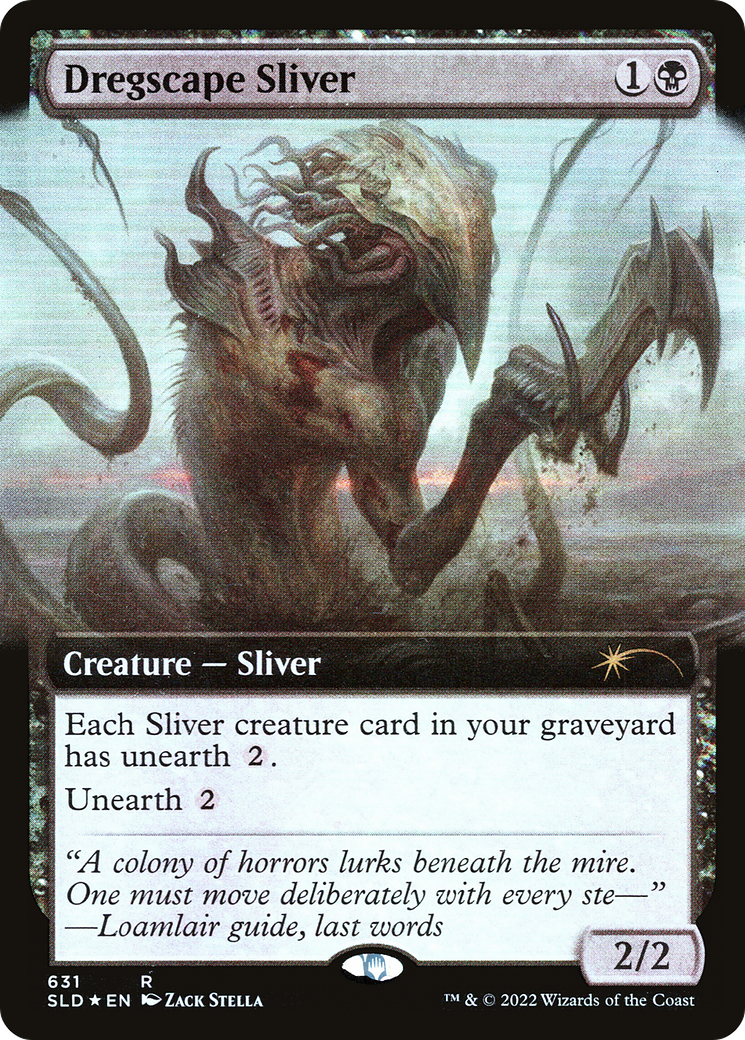 Dregscape Sliver (631) (Extended Art) - Foil