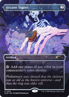 Arcane Signet (1492) (Borderless) - Galaxy Foil