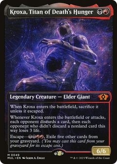 Kroxa, Titan of Death's Hunger (0049) (Showcase) - Foil