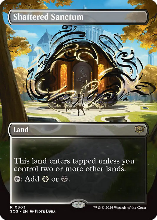 Shattered Sanctum (0303) (Borderless) (SOS) - Foil