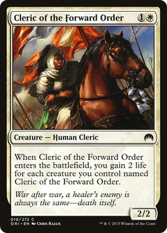 Cleric of the Forward Order - Foil