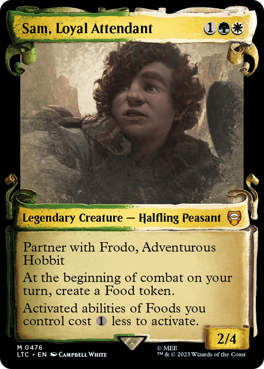 Sam, Loyal Attendant (0476) (Showcase) - Silver Foil