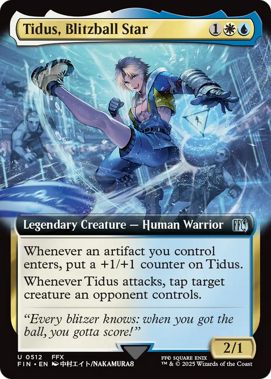 Tidus, Blitzball Star (0512) (Extended Art) - Foil
