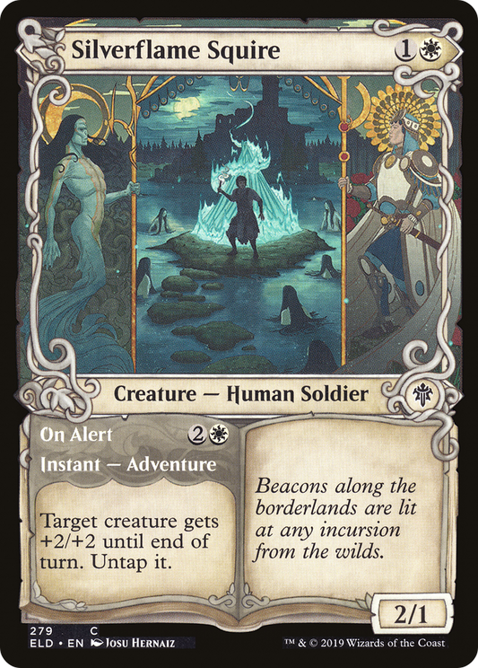 Silverflame Squire // On Alert (279) (Showcase)