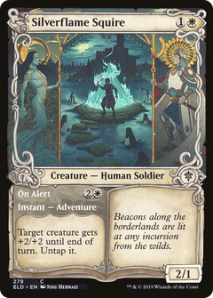 Silverflame Squire // On Alert (279) (Showcase) - Foil