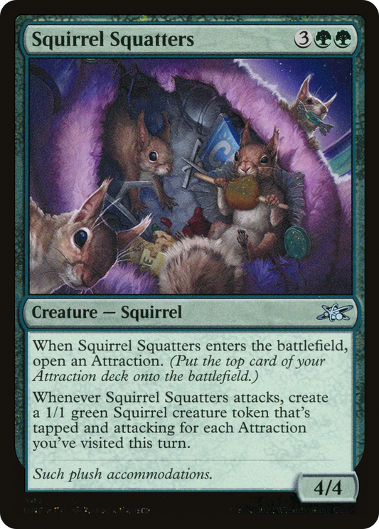 Squirrel Squatters (442) - Galaxy Foil