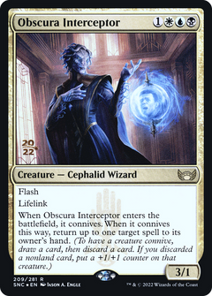 Obscura Interceptor (209) (Prerelease) (PSNC) - Foil