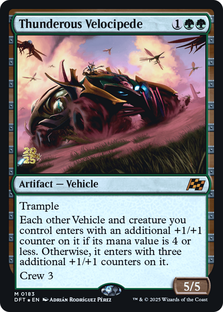 Thunderous Velocipede (0183) (Prerelease) - Foil