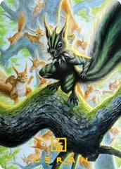 Chatterfang, Squirrel General (67/81) Art Card (AMH2) - Gold-Stamped Signature