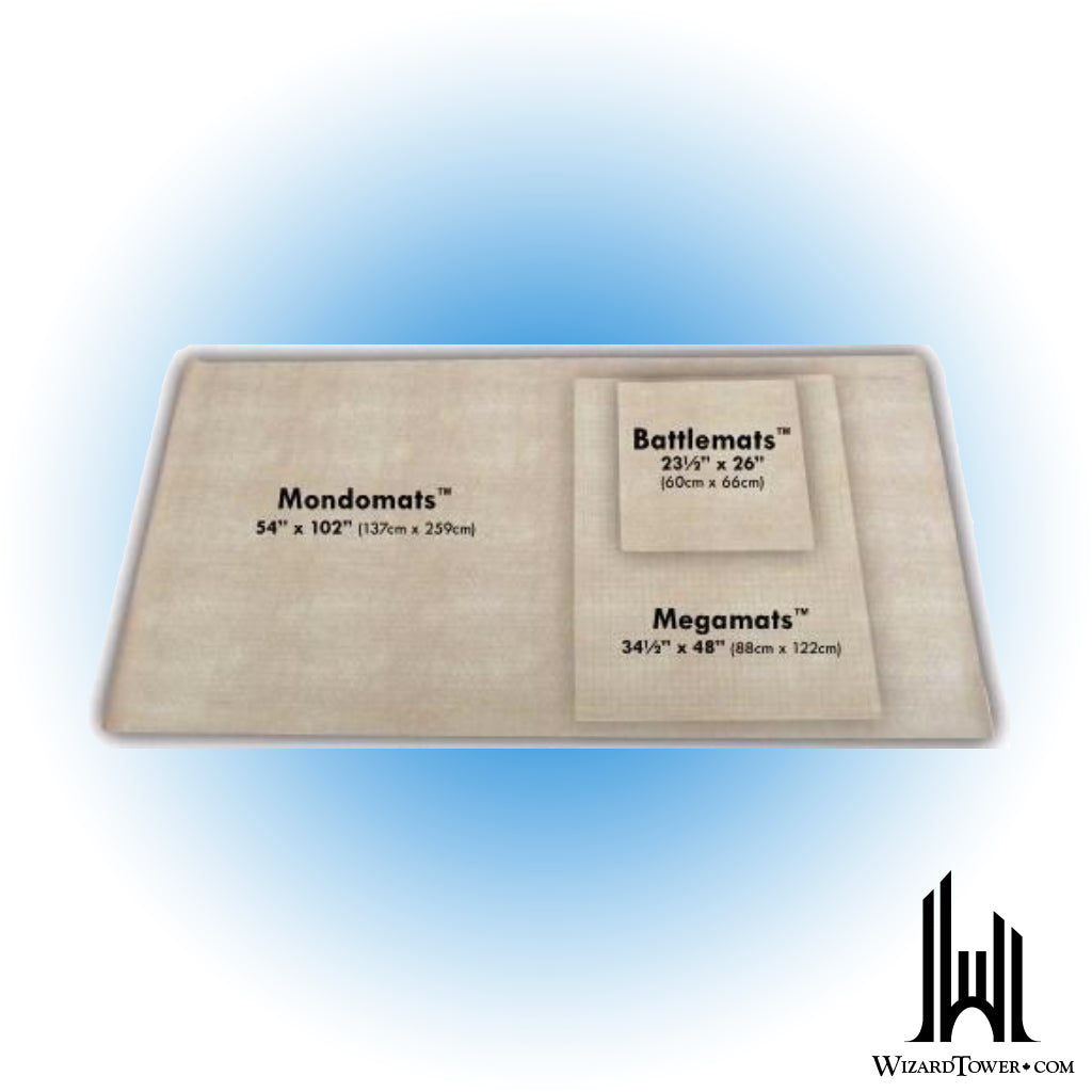 Gaming Mat - 1" Hex / Square 2-Sided Mega Mat