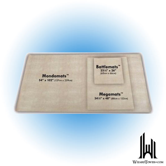 Gaming Mat - 1" Hex / Square 2-Sided Mega Mat