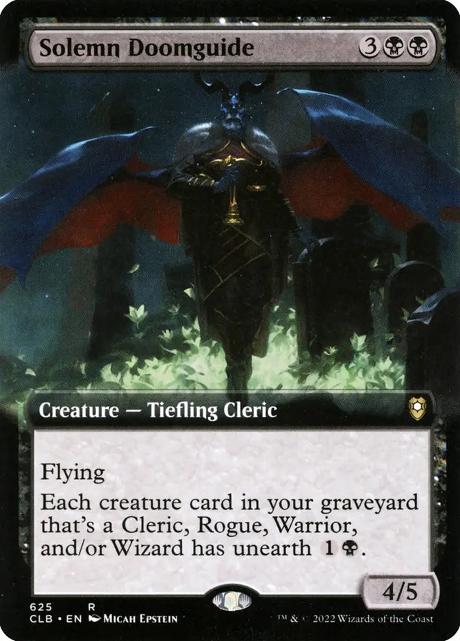Solemn Doomguide (625) (Extended Art) (CLB)
