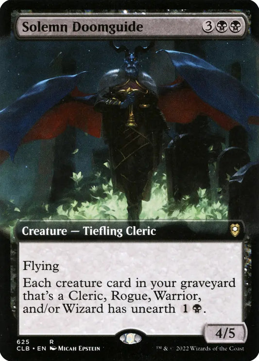 Solemn Doomguide (625) (Extended Art) (CLB)
