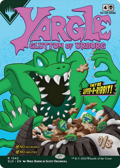 Yargle, Glutton of Urborg (1542) (Reversible) (Showcase) (SLD) - Foil