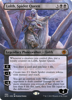 Lolth, Spider Queen (284) (Borderless) - Foil