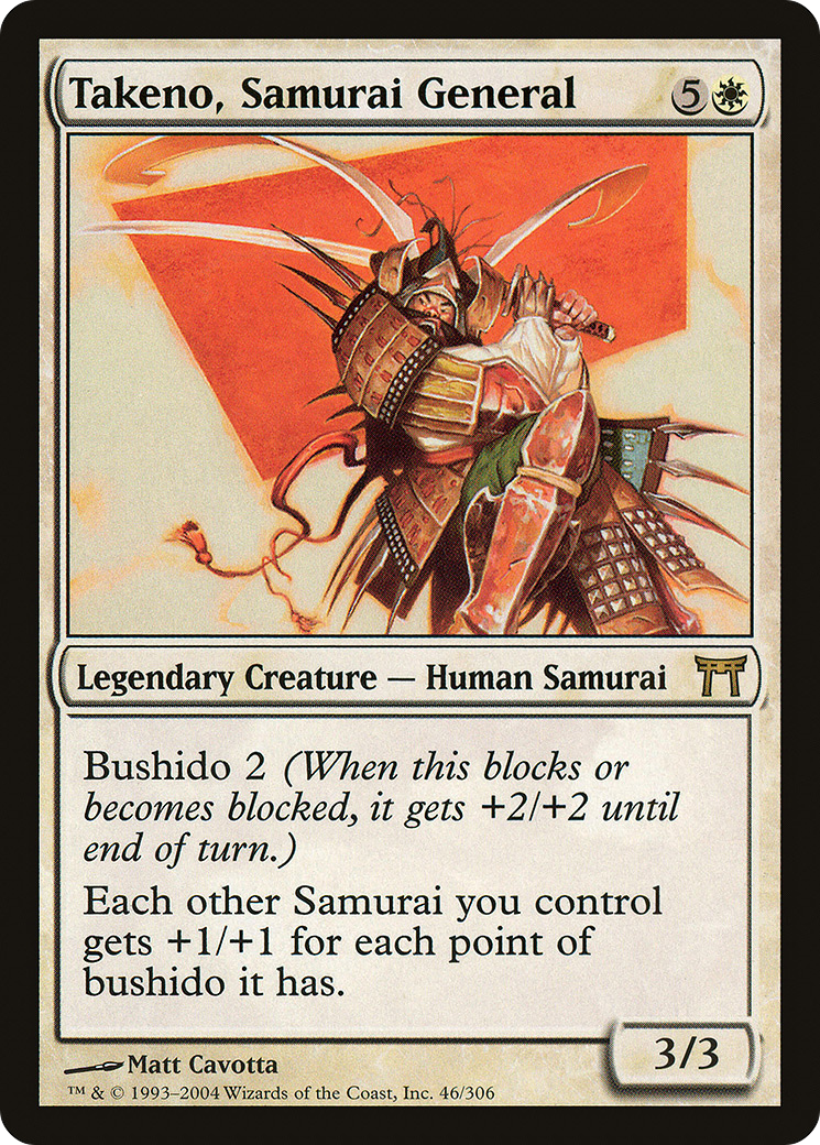 Takeno, Samurai General - Foil